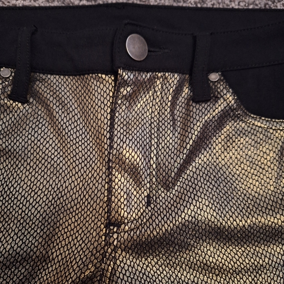 Design Lab Gold and Black Jeggings. Size 29 💛 - Picture 3 of 8